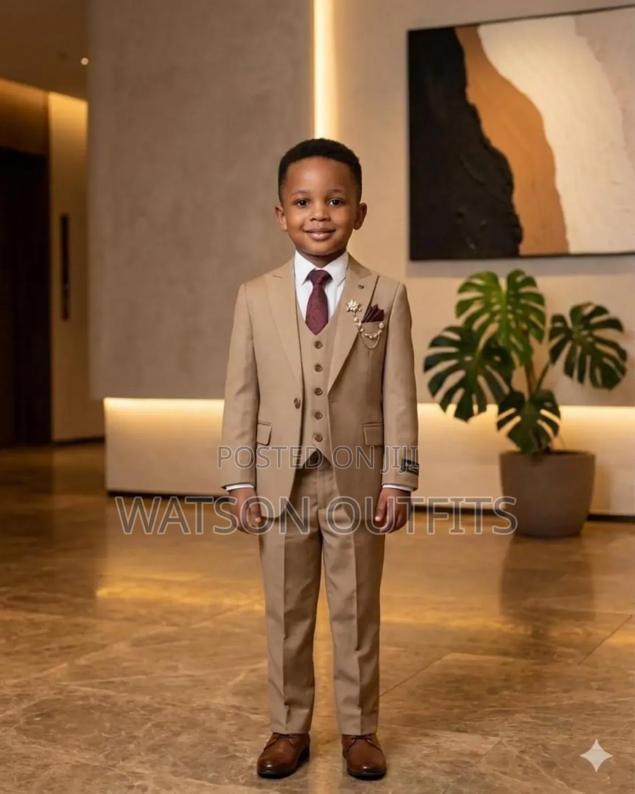 Plain Brand New Kids Suits Materials Original and Quality