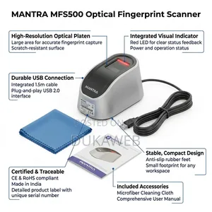 Mantra Mfs500 Optical Fingerprint Scanner