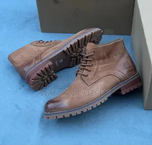 Men's Leather Boots or Shoes Timberland Brand Materials Nice Original