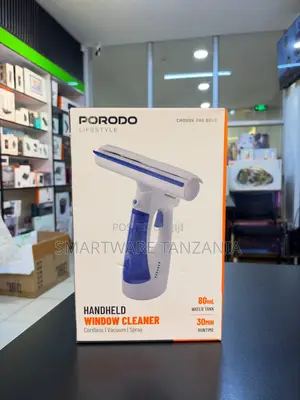 Porodo Handheld Window Cleaner Cordless Vacuum Spray 30min