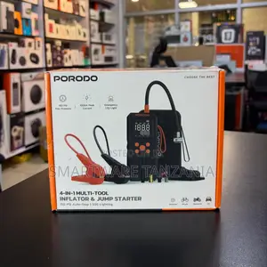 Porodo 4-in-1 Jump Starter and Inflator 1000a 150 Psi