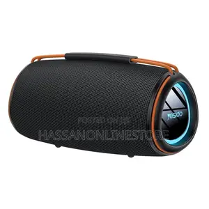 Yesido Ysw38 30w Dual-Channel Stereo Outdoor Bluetooth Speaker - Black