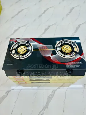 Inbox Gas Stove Two Plates (Jiko La Gesi Plate Mbili)