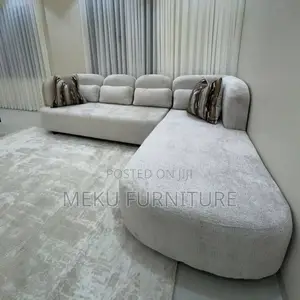 L Shape and Round Sofa
