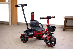 Red and Black Tricycle Kid