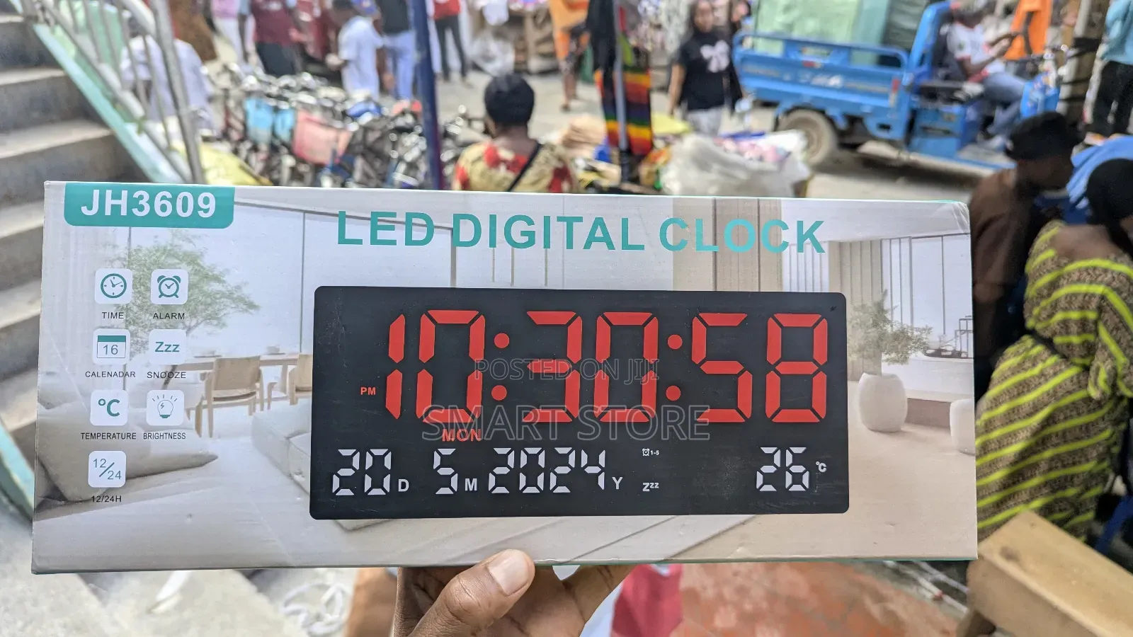 Jh3609 Led Digital Wall Clock