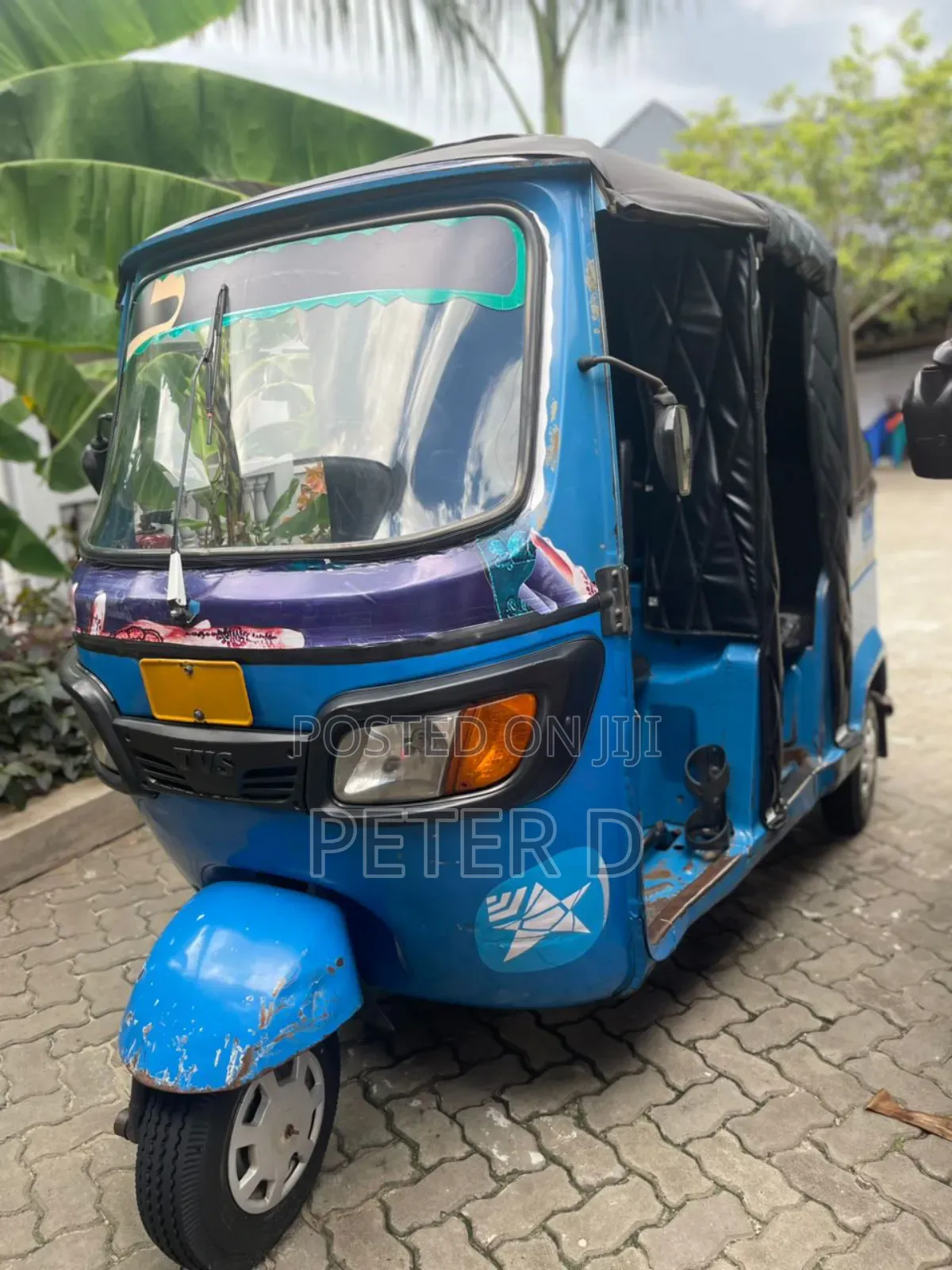 TVS King Deluxe Plus iTouch Start 2024 Blue