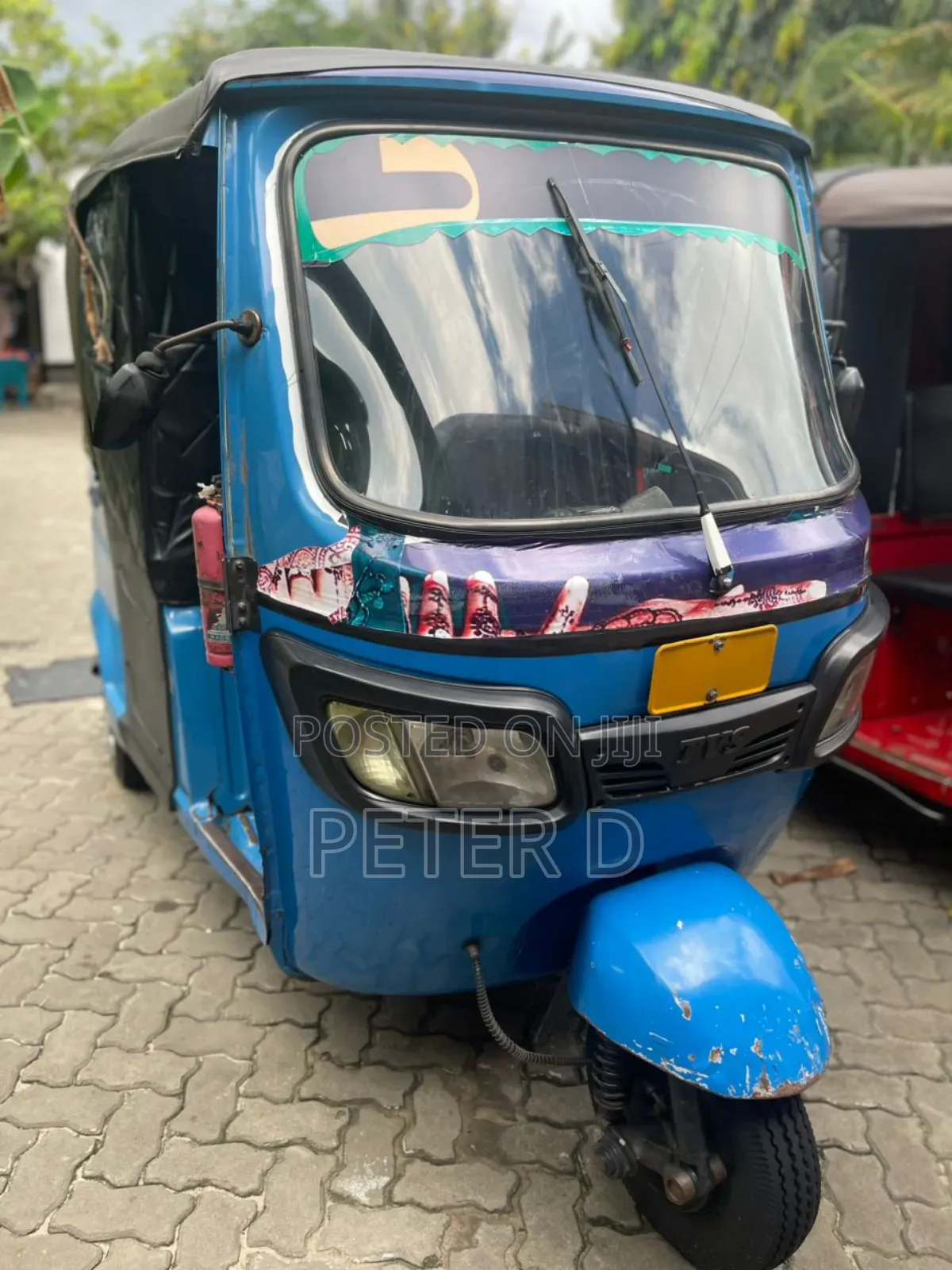 TVS King Deluxe Plus iTouch Start 2024 Blue