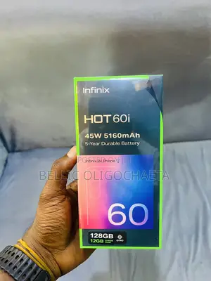 New Infinix Hot 60i 128 GB Silver