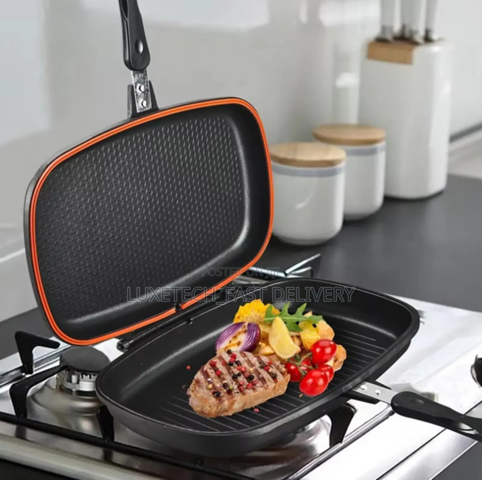 Die Casting Double Grill Side Pan 36cm