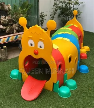 Kids Soft Play Caterpillar Tunnel Garden Plastic Diy Toy Kit