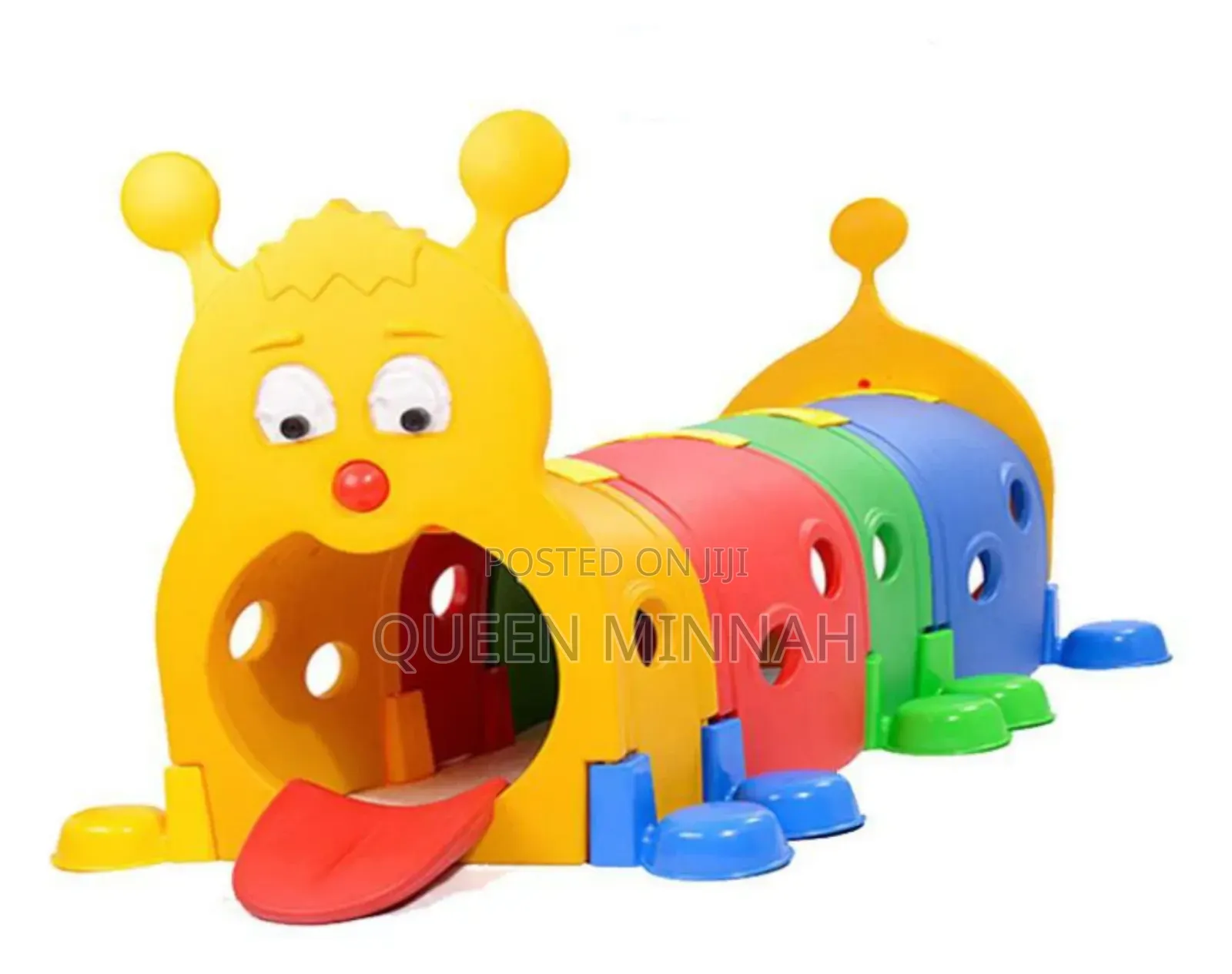Kids Soft Play Caterpillar Tunnel Garden Plastic Diy Toy Kit