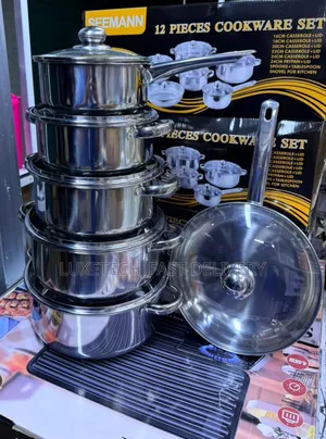 Seemann 6-Piece Stainless Steel Cookware (Sufuria)
