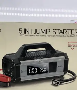 Vc13 Yesido 5 in 1 Jump Starter Air Compressor Powerbank Emergency Lig