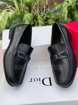 Salvatore Feragamo Brand Men's Leather Loafer Shoes or Mocca Original