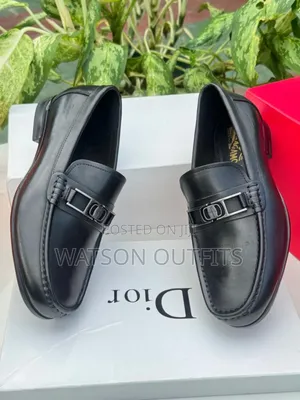 Salvatore Feragamo Brand Men's Leather Loafer Shoes or Mocca Original