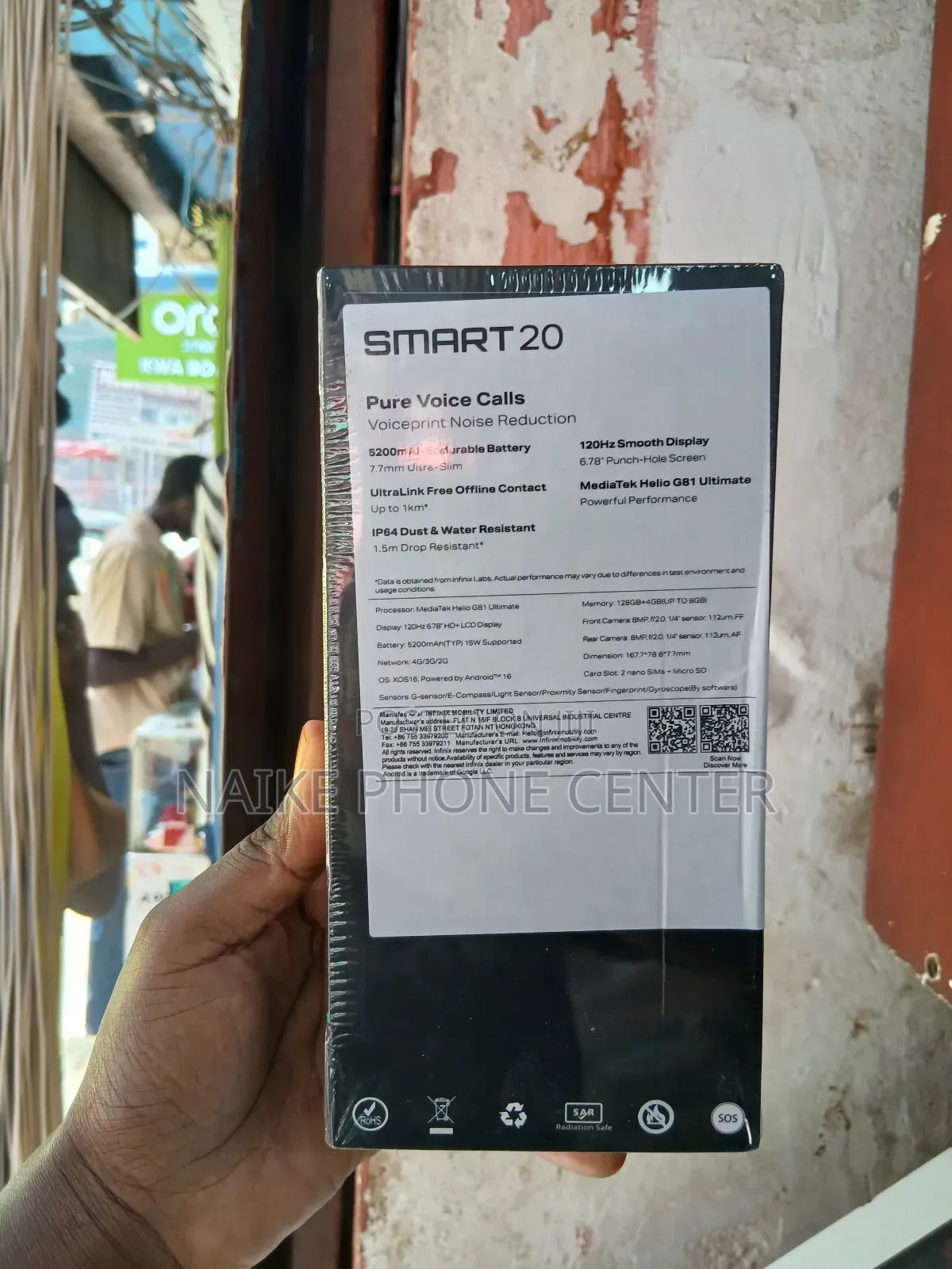 New Infinix Smart 20 128 GB Orange