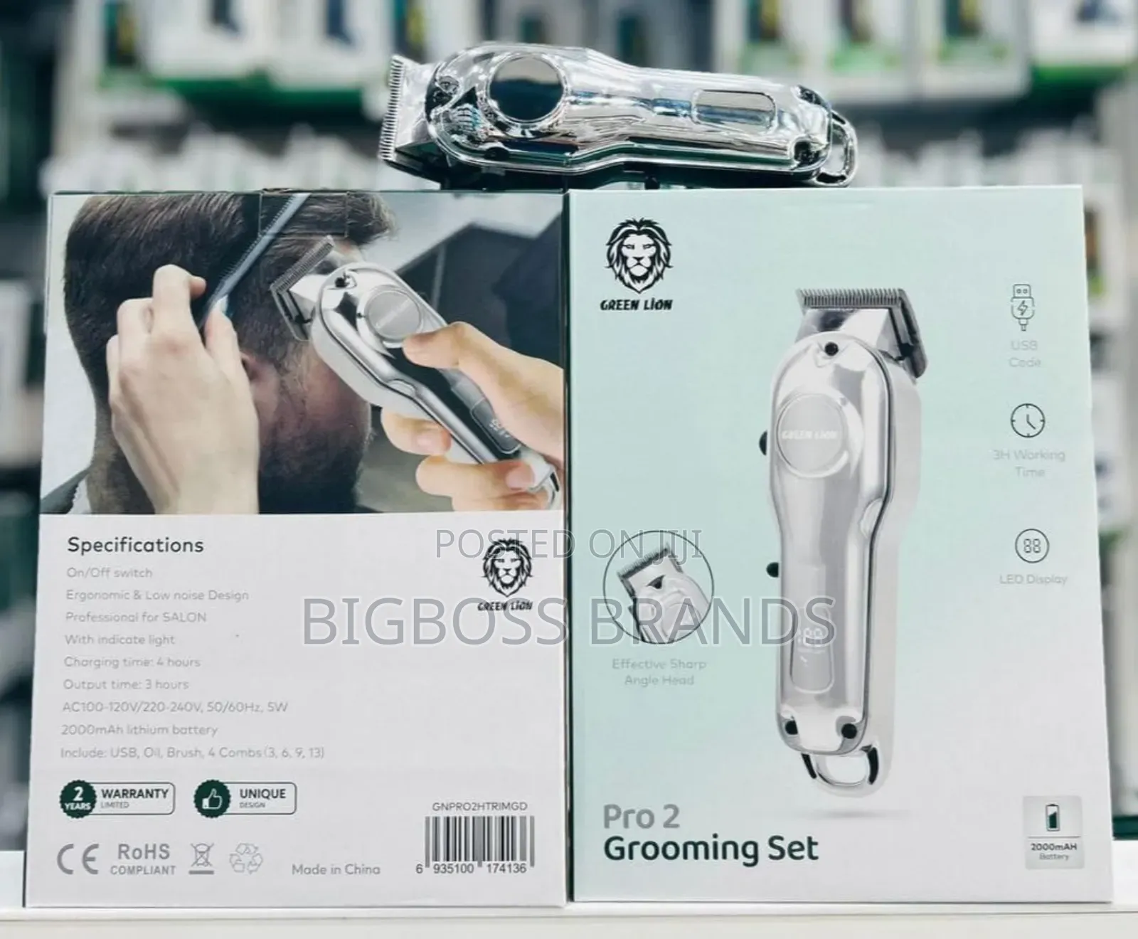 Green Lion Pro 2 Rechargeable Trimmer