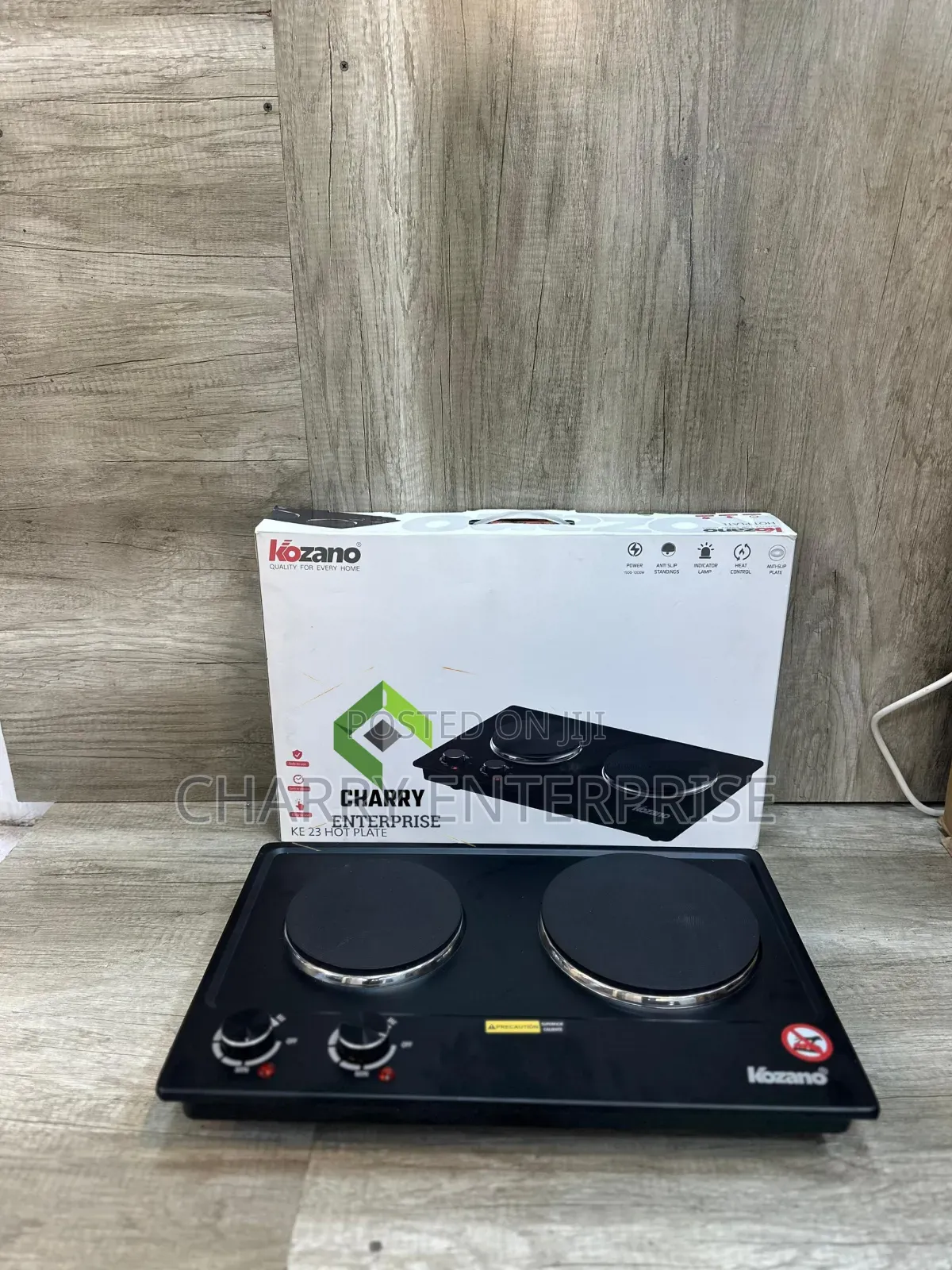 Kozano 2 Hot Plate Electric Cooker .Power: 1500- 1000w