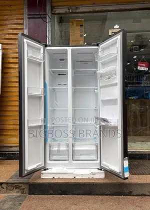 Homebase Side by Side Fridge 444 Liters [ Hb-520wd]