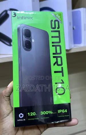 New Infinix Smart 10 64 GB Black