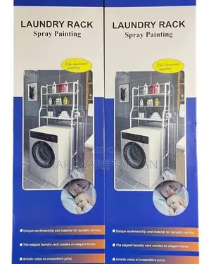 Laundry Rack Spray Painted Over Washing Machine 3 Shelf