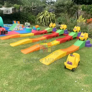 Extended Roller Coaster With Side Steps Soft Sliding Car and Handles
