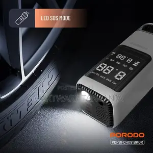 Porodo 6-in-1 Jump Starter Air Compressor Power Bank 1000a