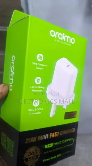Oraimo Powercube 202 Ocw-5202ucc Type-C to Type-C 20w Charger