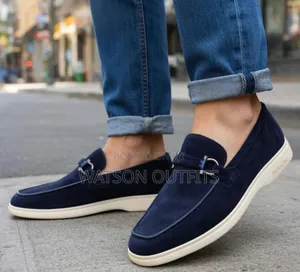 Feragamo Brand Italy Made Men's Leather Shoes