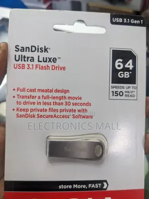 Sandisk Ultra Luxe Usb 3.1 Gen 1 Read Speed Up to 150mbs Flash Drive
