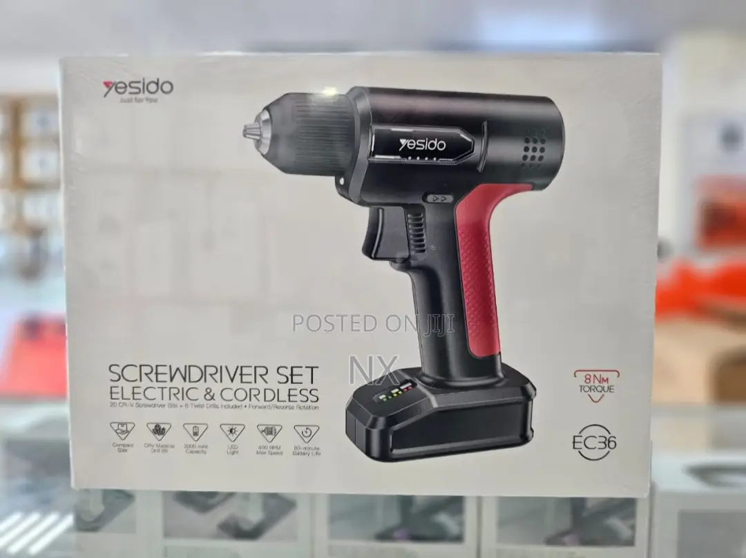 Yesido Ec36 Screwdriver Set Electric and Cordless