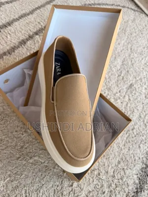 New Stock–Quality Leather Shoes|Brand: Zara
