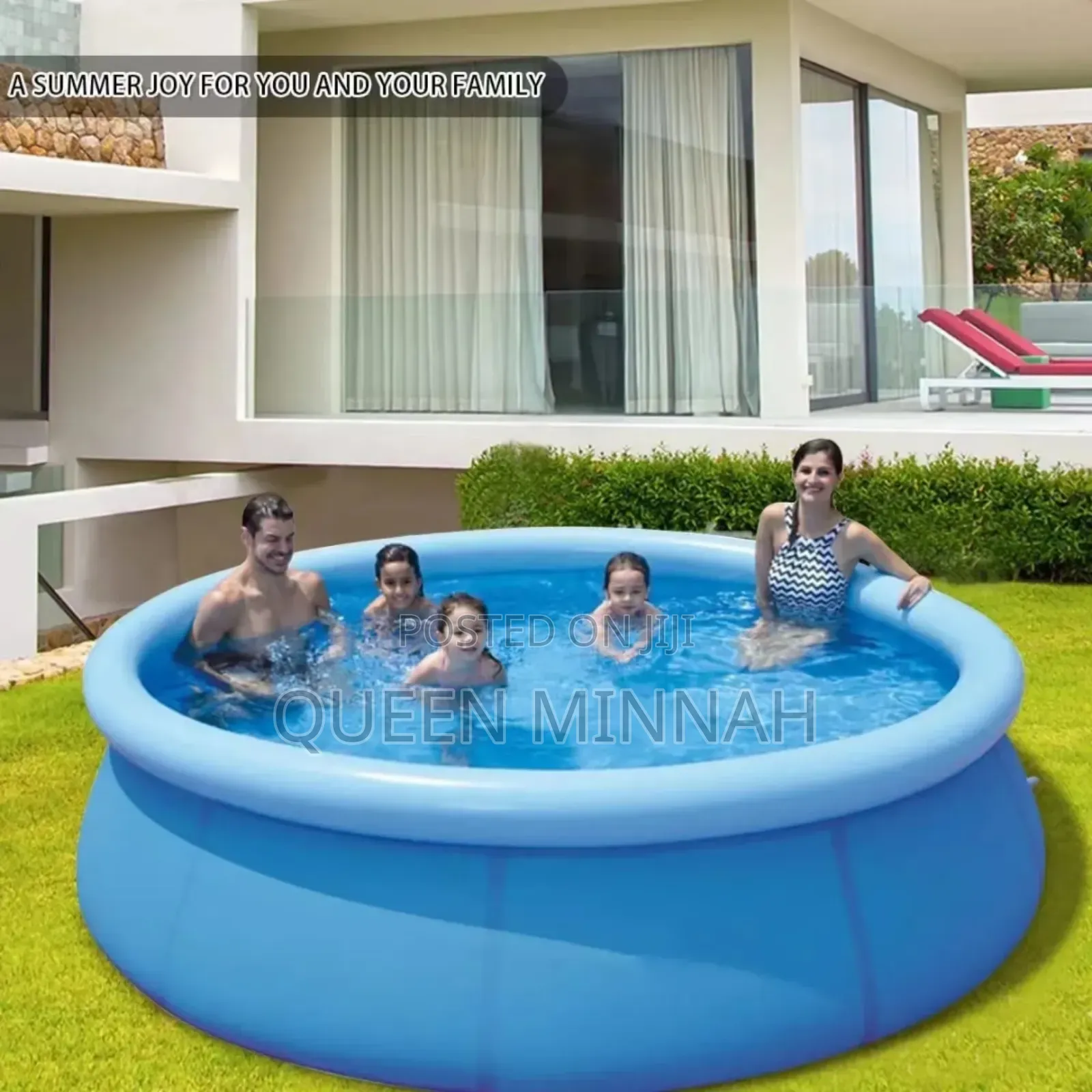 Best Way Blue Round Swimming Pool 305cm + Filter Pump