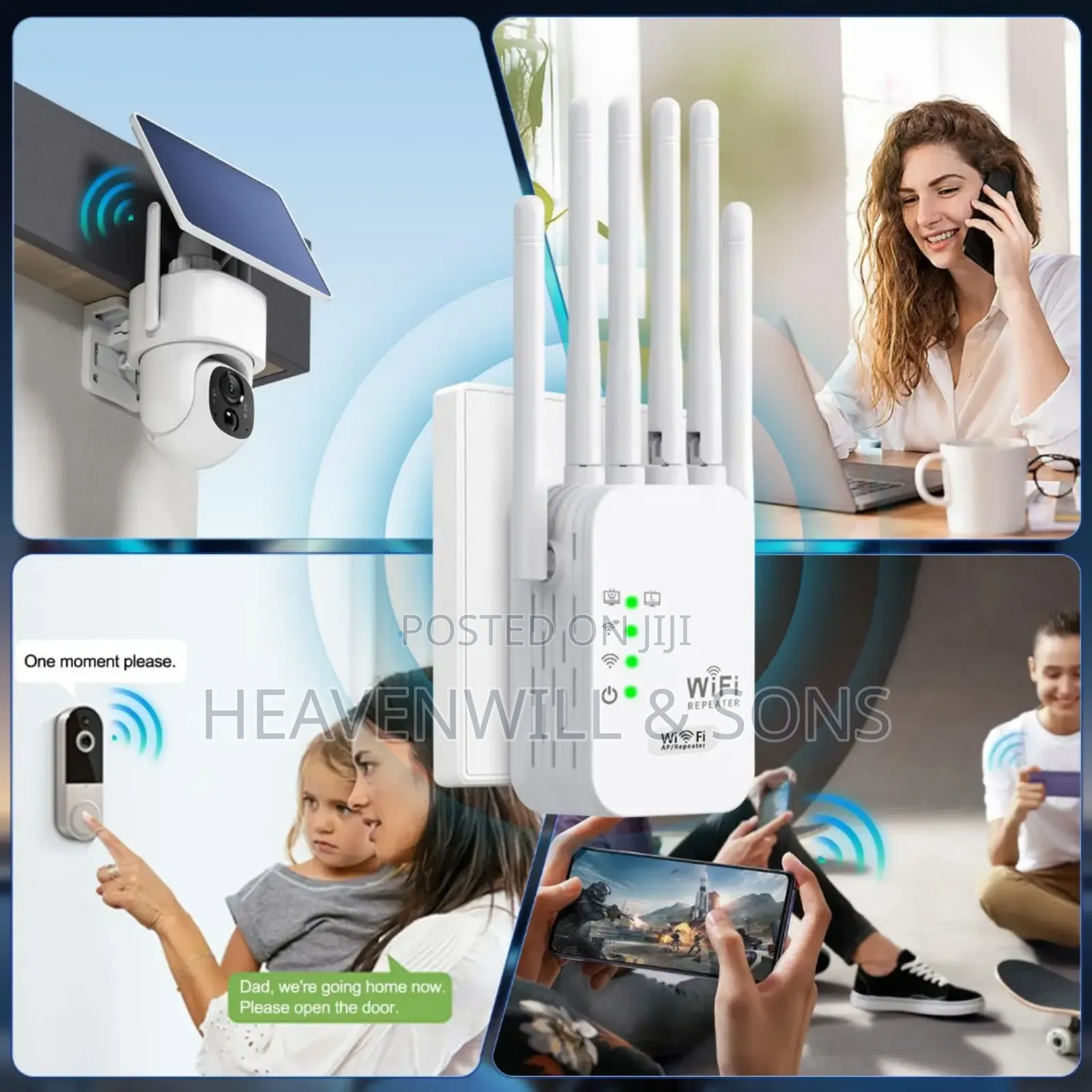 Long Range 300mbps Wifi Extender Repeater Acess Point Dual Band