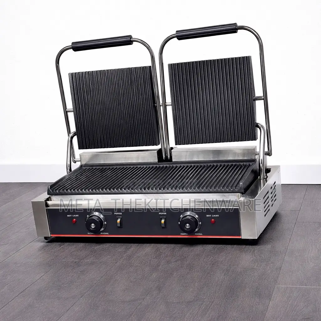 Commercial Electric Double Pan Contact Grill