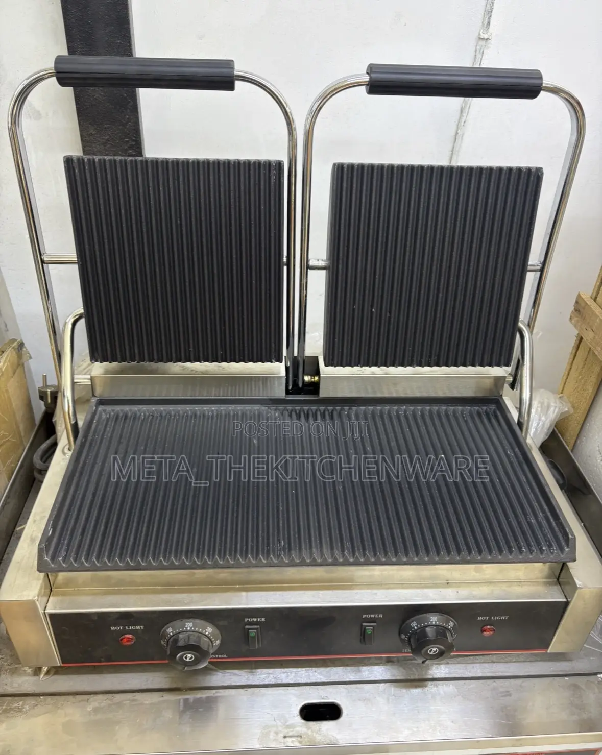 Commercial Electric Double Pan Contact Grill