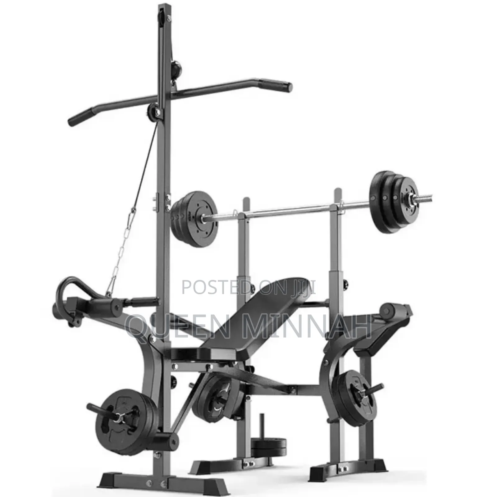 Weight Bench Set With 55kg Dumbell