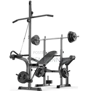Weight Bench Set With 55kg Dumbell