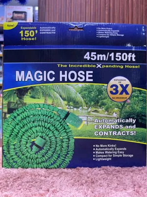 Expandable Garden Magic Hose 45M - Watering, Car Wash, Patio Cleaning