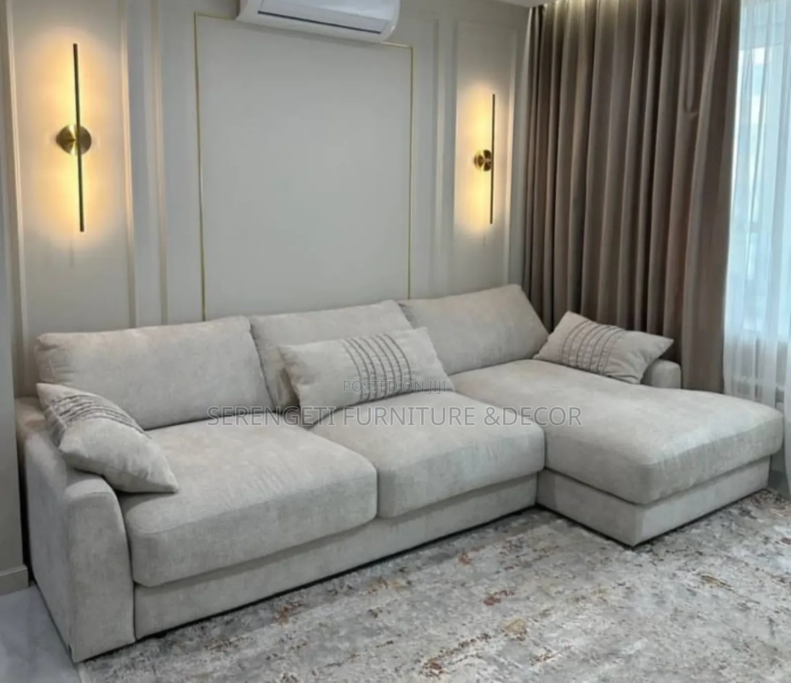 Classic L Shaped Sofa