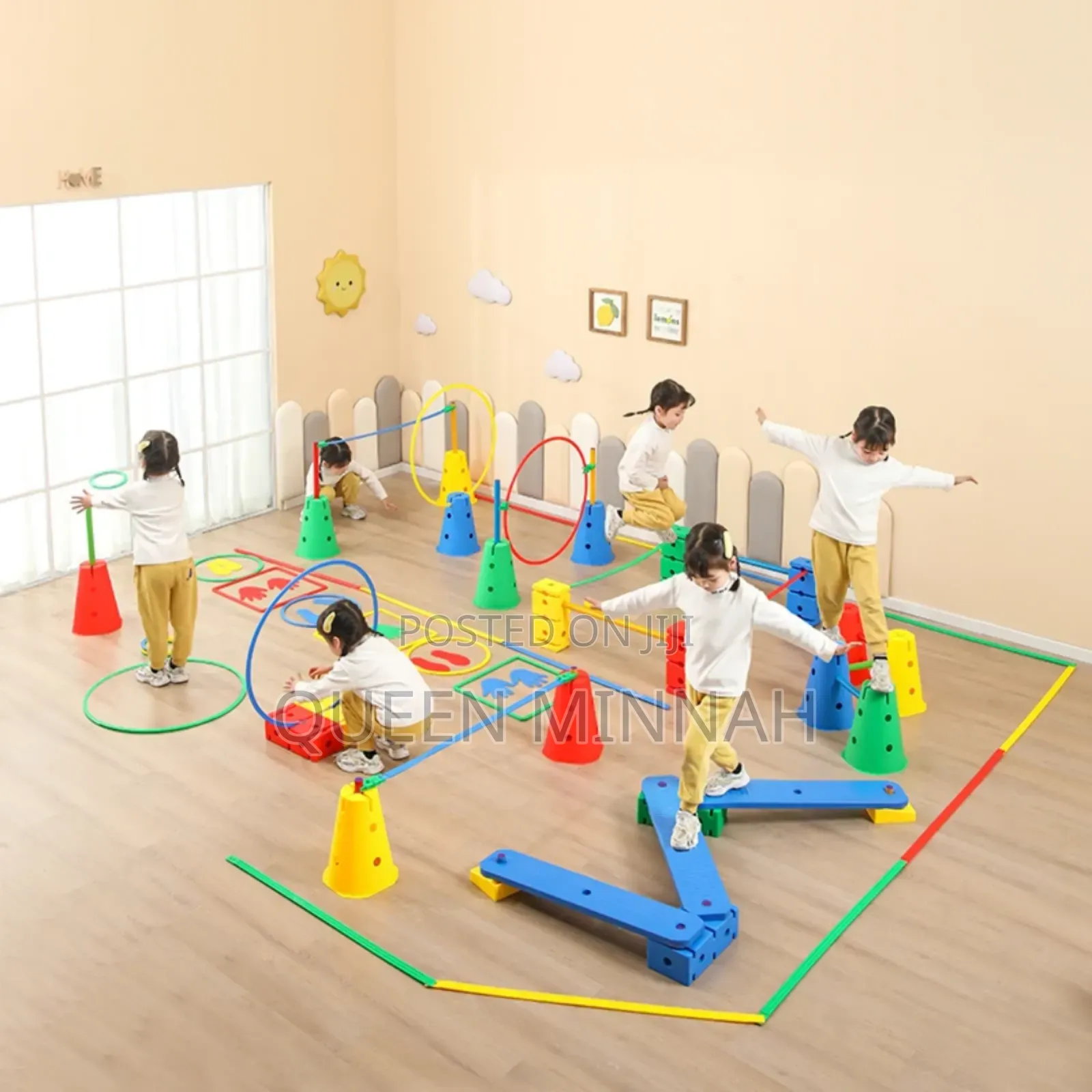 Sensory Training Equipment/ Children Obstacle Course Trainng Kit 114pc