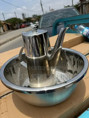 Stainless Steel Jug and Bowl for Hand Washing