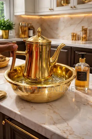 Stainless Steel Jug and Bowl for Hand Washing