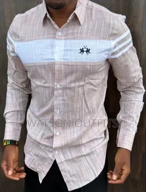 Linen Materials Well and Classically Made Men's New Shirts
