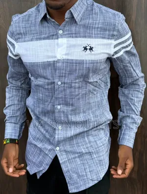 Linen Materials Well and Classically Made Men's New Shirts
