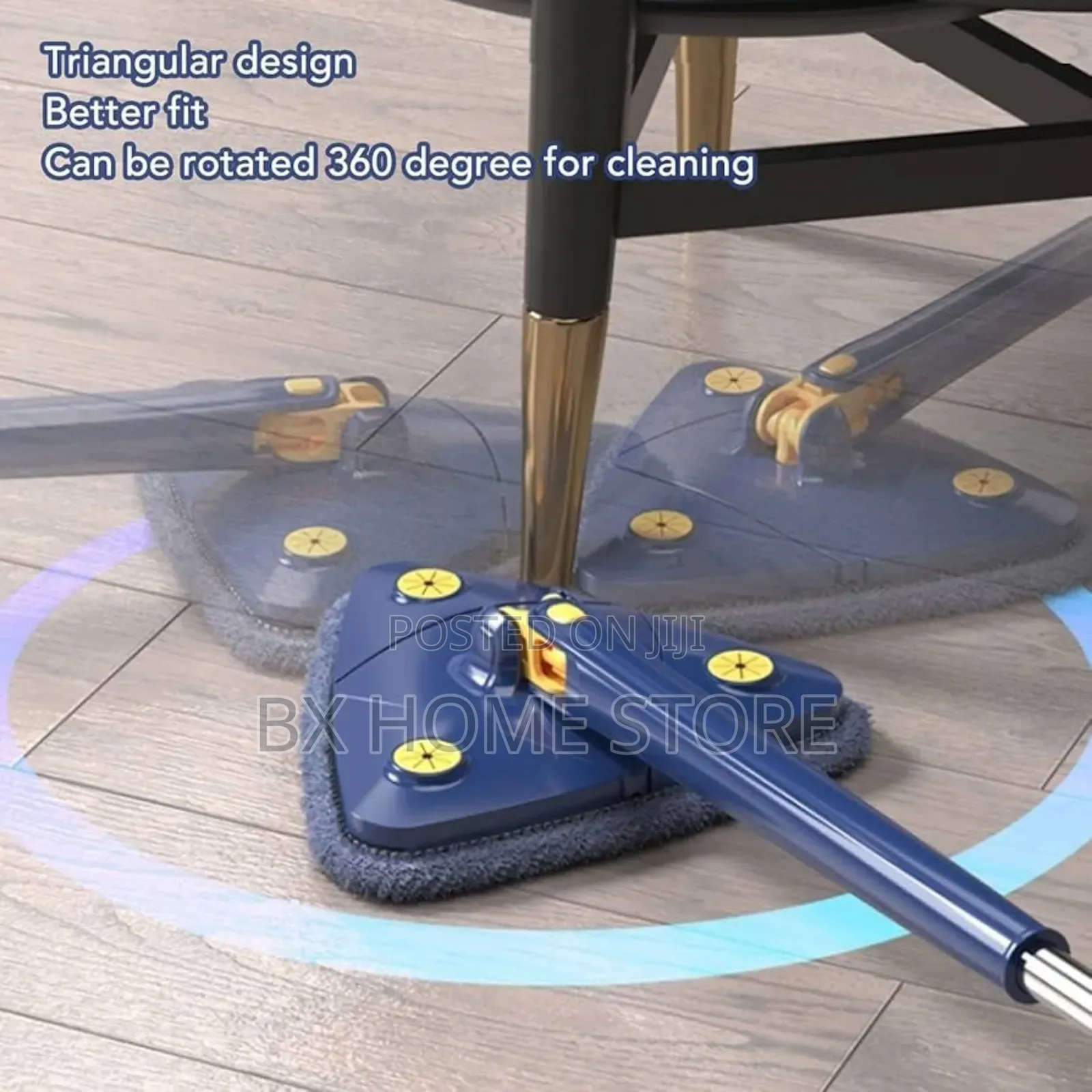 Triangular 360° Rotating Adjustable Mop