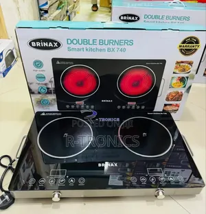 Brinax Infrared Cooker Double-Burner Electric Cooktop