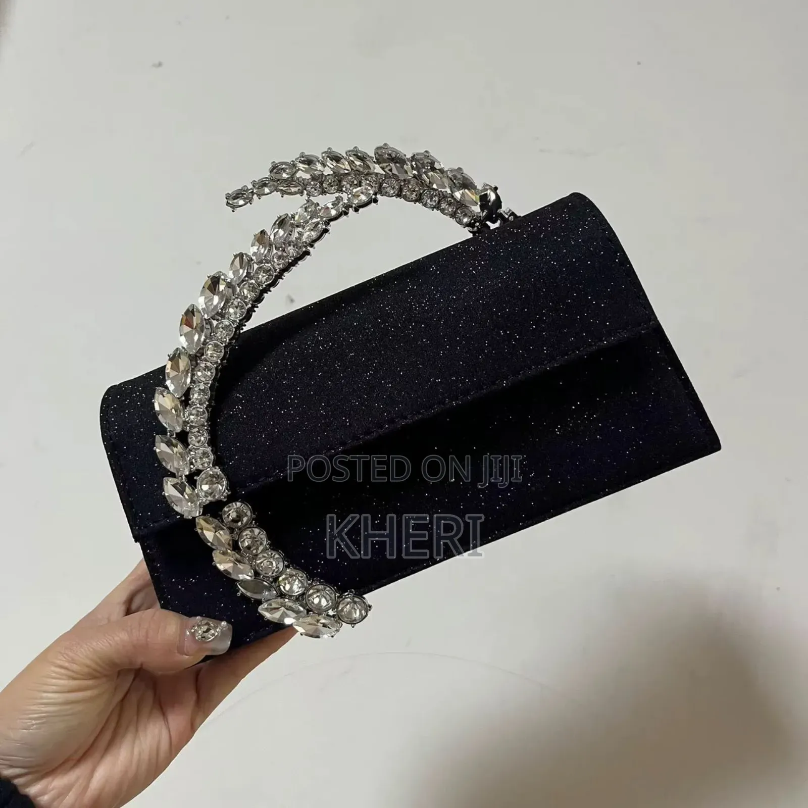 Glitter Evening Clutch Bag