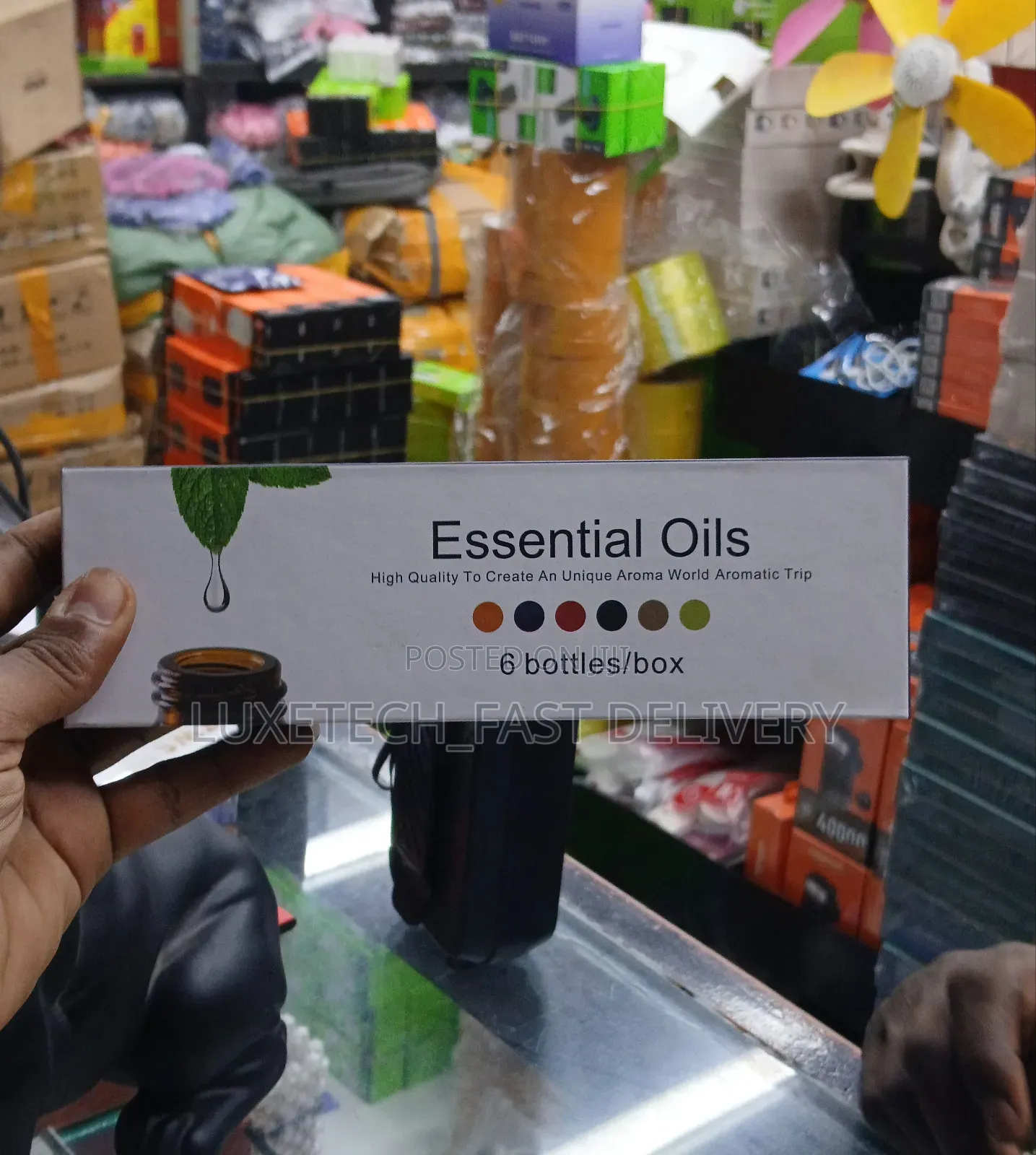 6-Bottle Aroma World Essential Oils Set for Aromatherapy and Diffusing